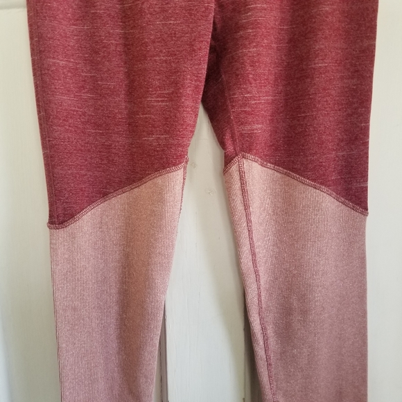 Free People Movement Pink Colorblock Leggings, Sz S - Picture 4 of 7